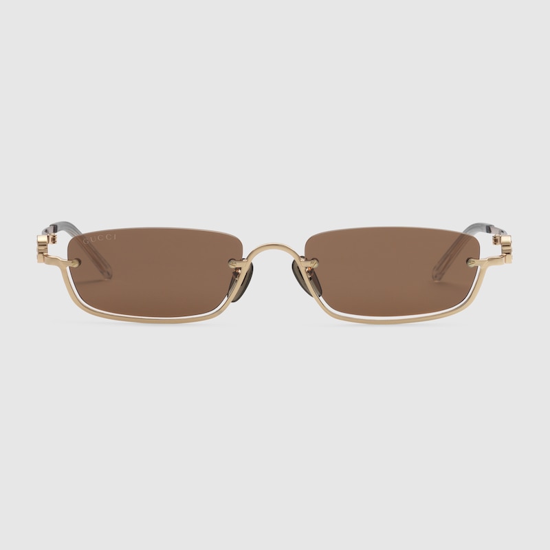 Rectangular-frame sunglasses - Image 1